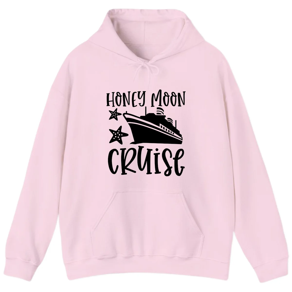 Honey Moon Cruise Hoodie in Light Pink