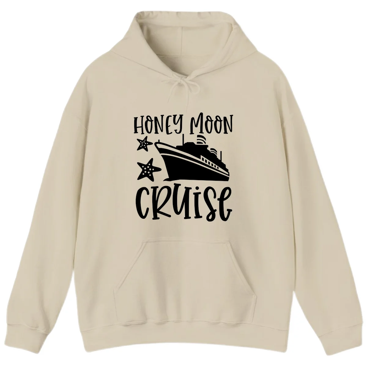 Honey Moon Cruise Hoodie in Sand