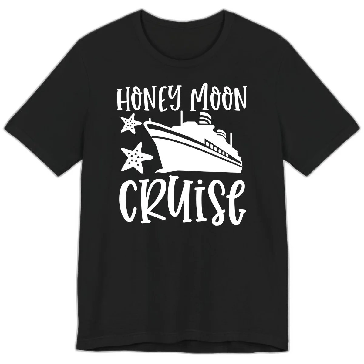 Honey Moon Cruise Premium T-Shirt in Black