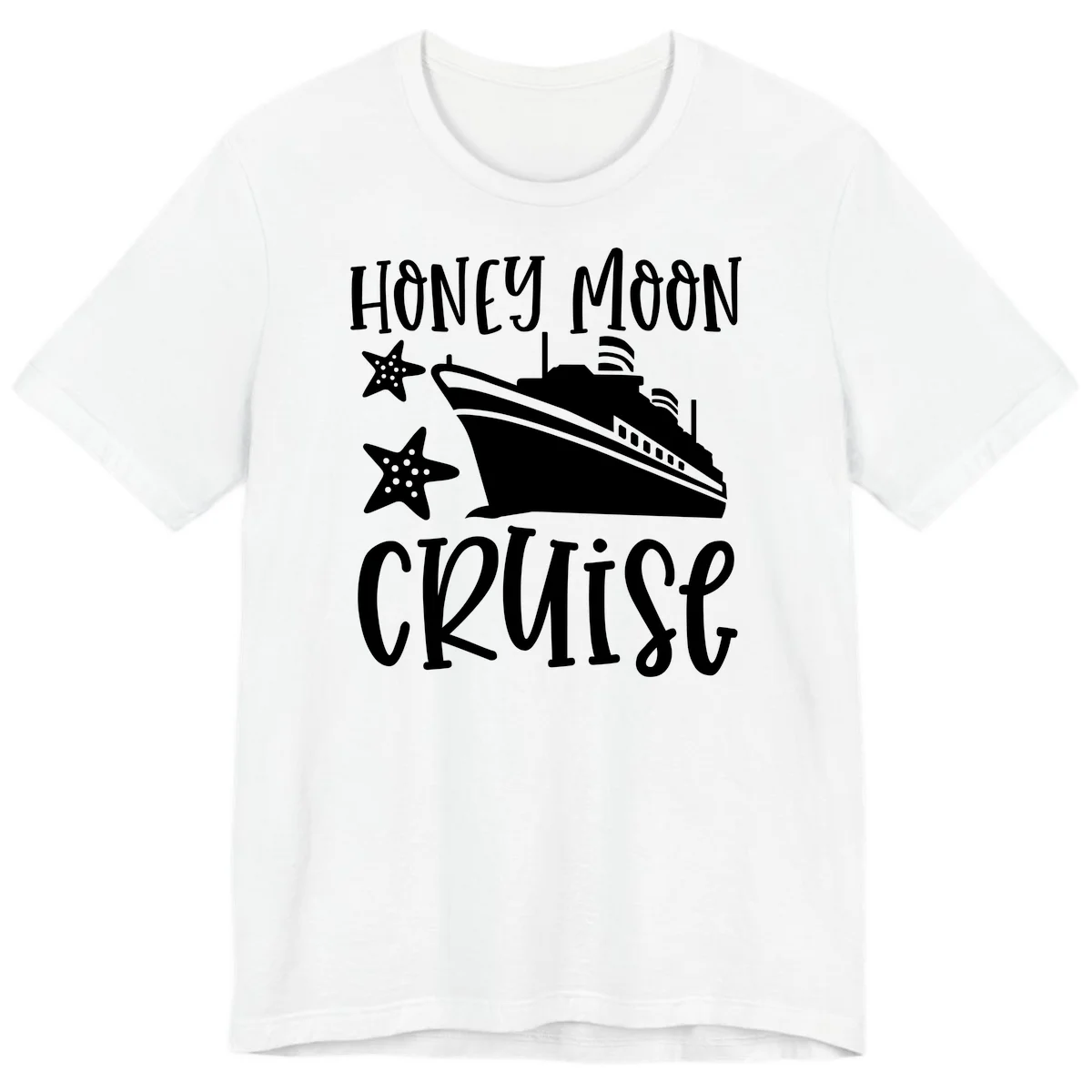 Honey Moon Cruise Premium T-Shirt in White