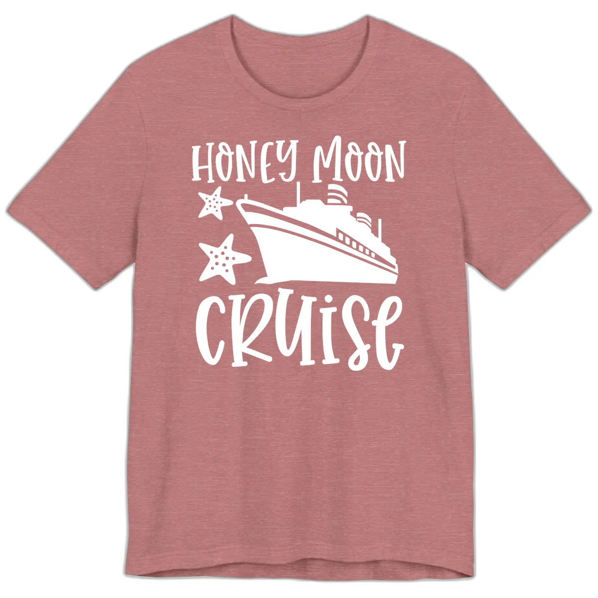 Honey Moon Cruise Premium T-Shirt in Heather Mauve