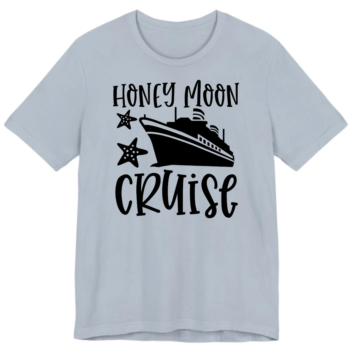 Honey Moon Cruise Premium T-Shirt in Light Blue