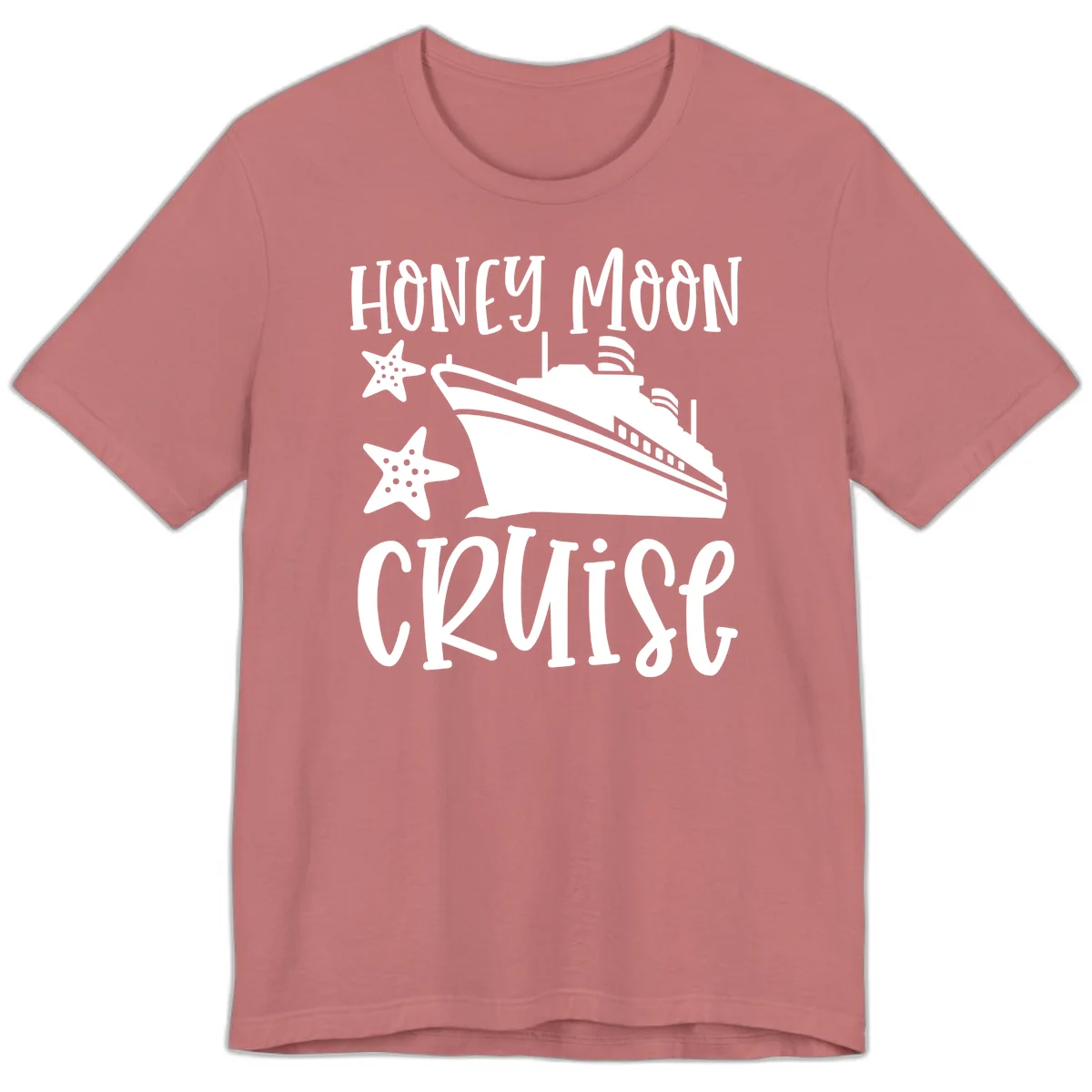 Honey Moon Cruise Premium T-Shirt in Mauve