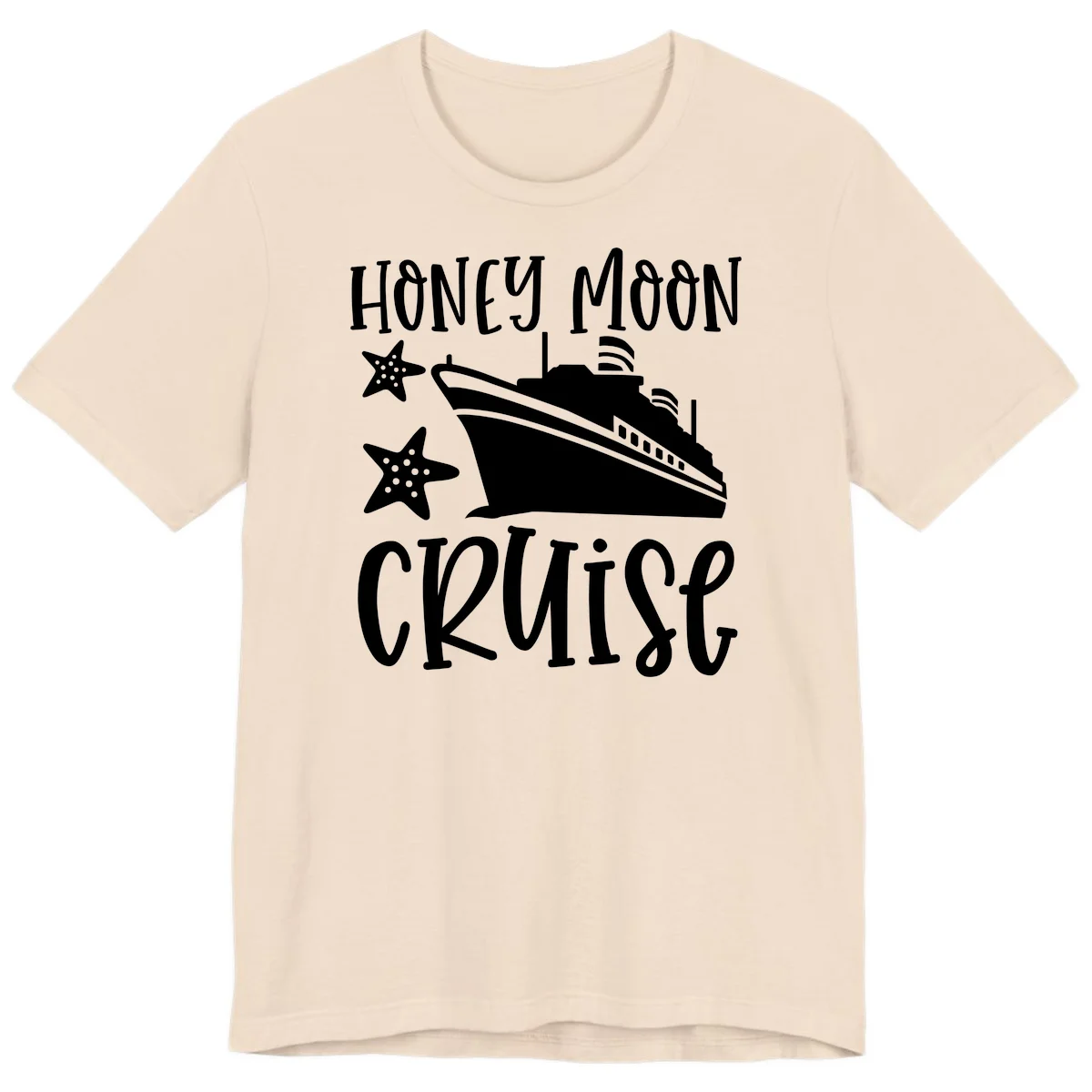 Honey Moon Cruise Premium T-Shirt in Soft Cream