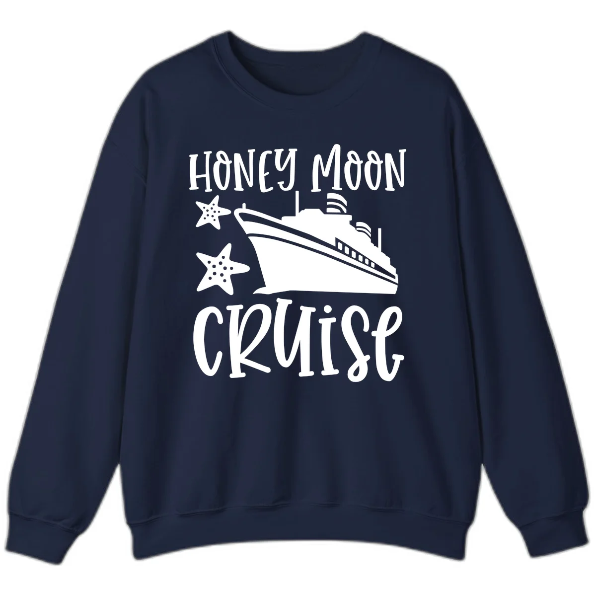 Honey Moon Cruise Sweatshirt in Navy