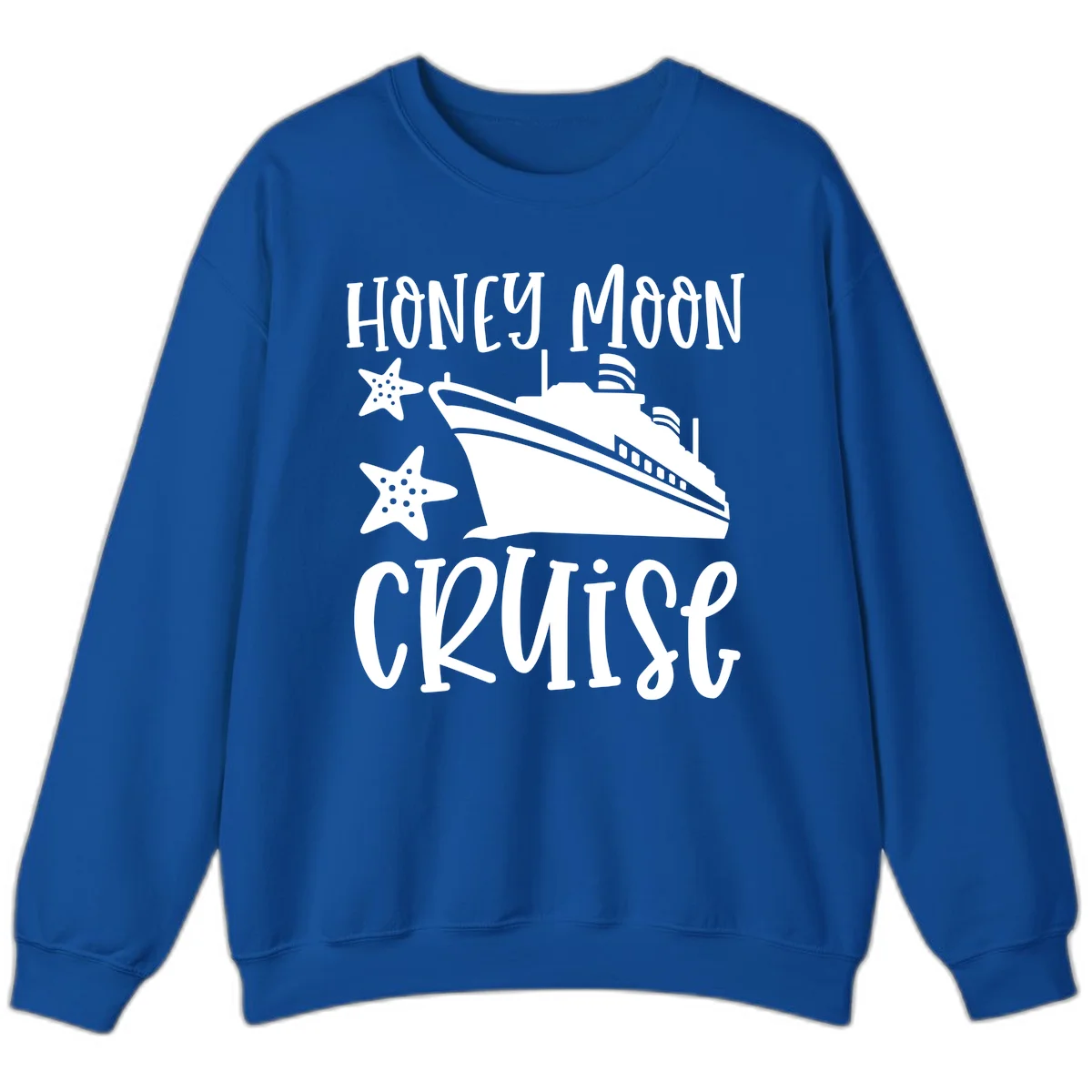 Honey Moon Cruise Sweatshirt in Royal