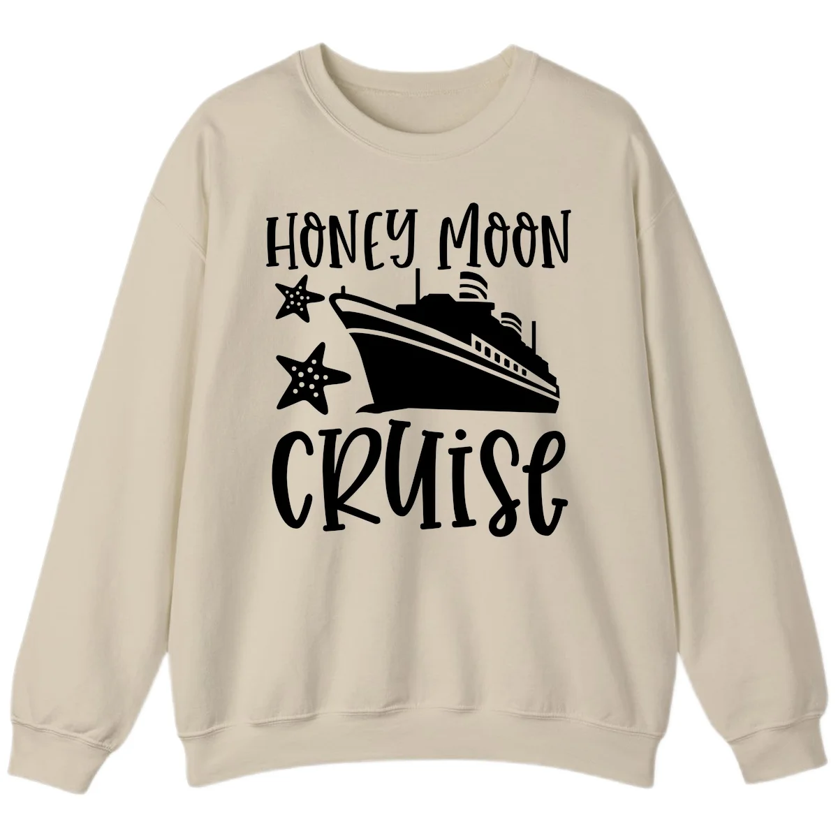 Honey Moon Cruise Sweatshirt in Sand