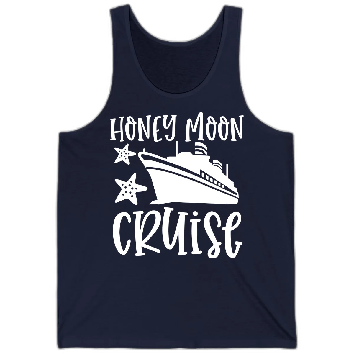 Honey Moon Cruise Tank Top in Navy
