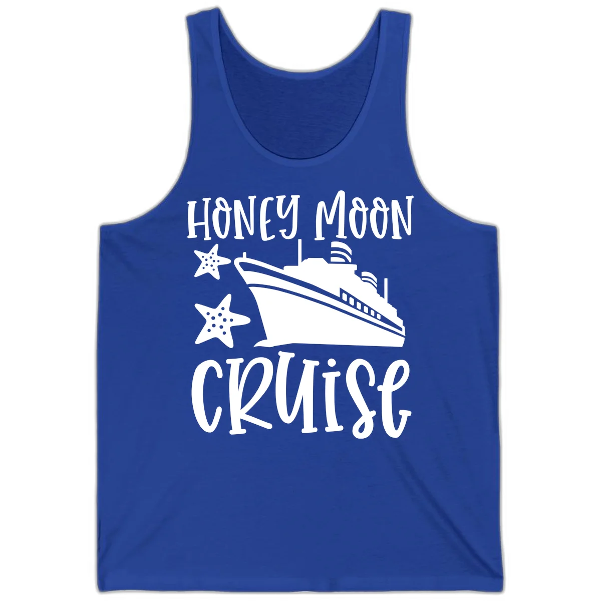 Honey Moon Cruise Tank Top in True Royal