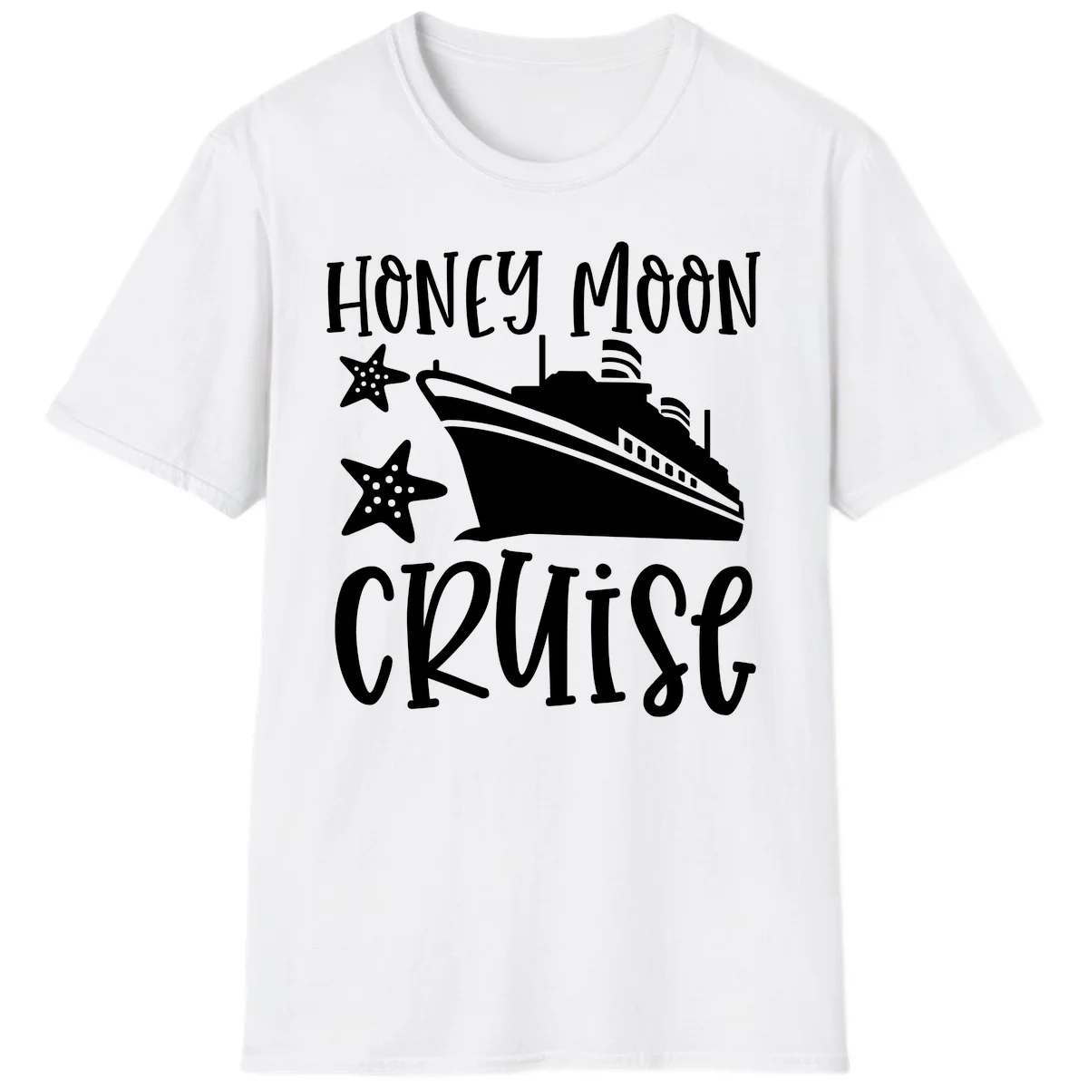 Honey Moon Cruise T-Shirt in White