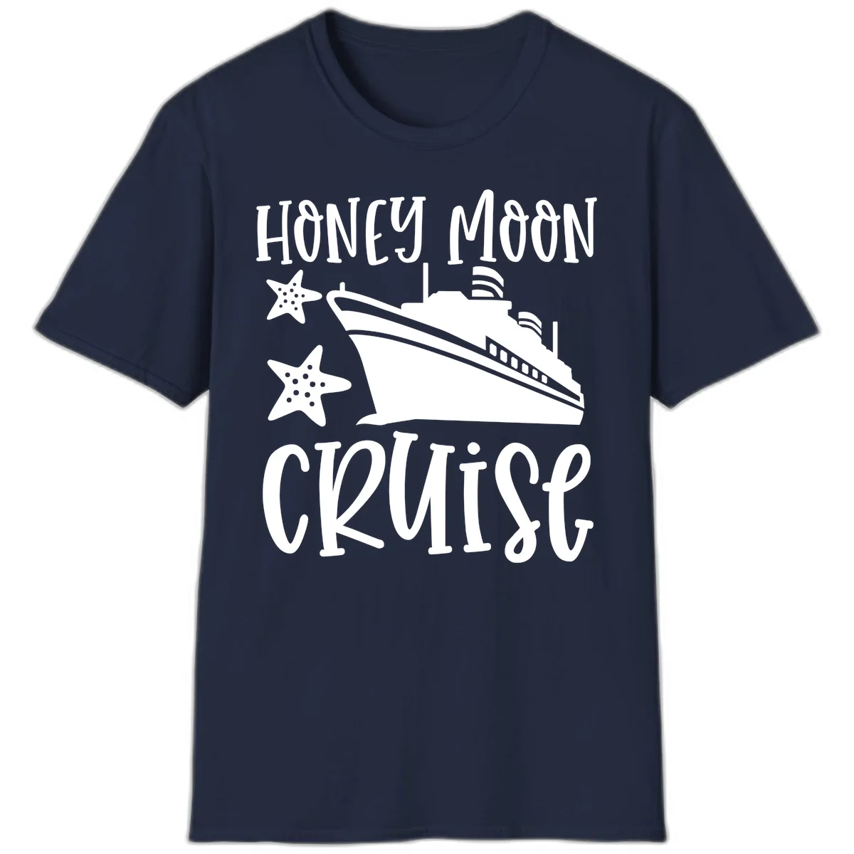 Honey Moon Cruise T-Shirt in Navy