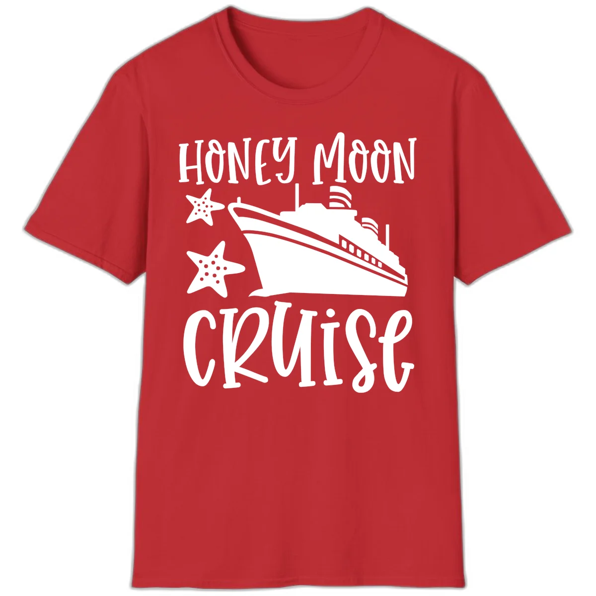 Honey Moon Cruise T-Shirt in Red