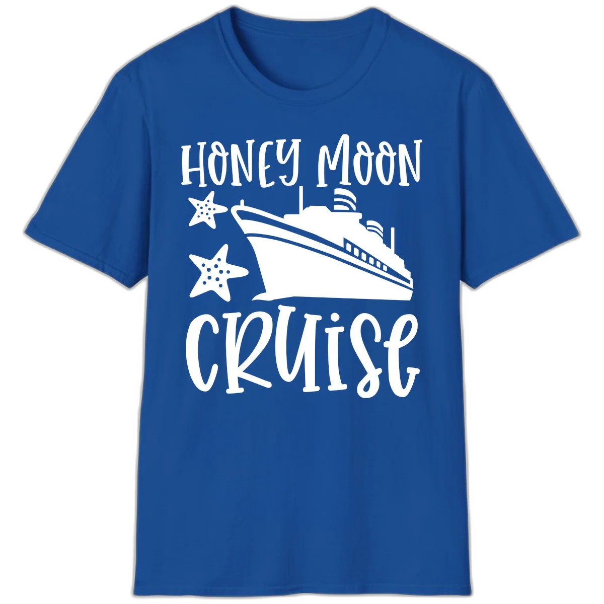 Honey Moon Cruise T-Shirt in Royal