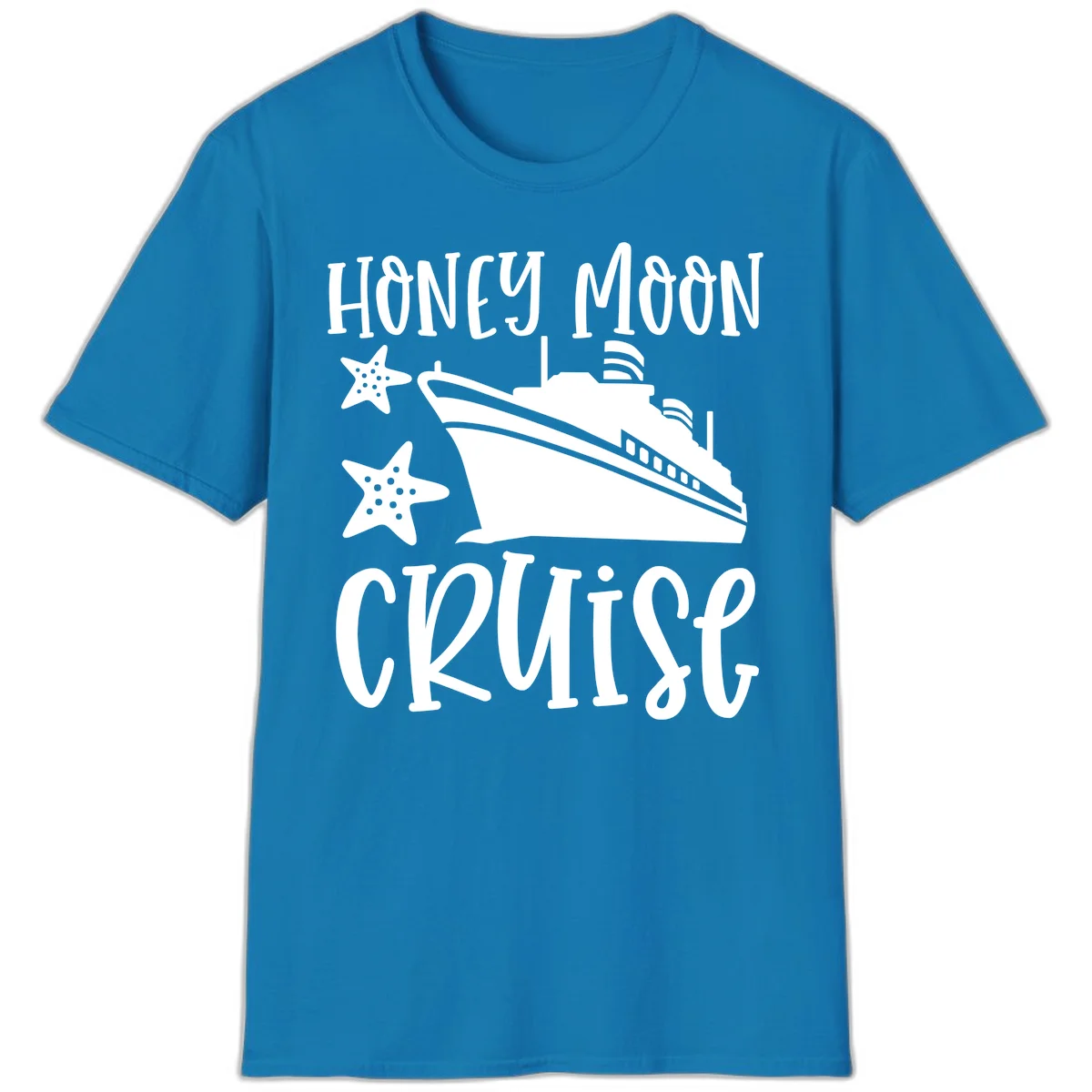 Honey Moon Cruise T-Shirt in Sapphire