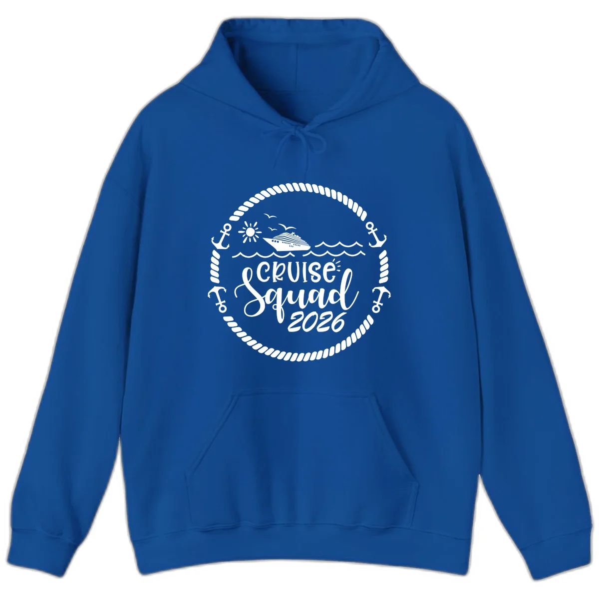 Cruise Squad 2026 Hoodie in Royal