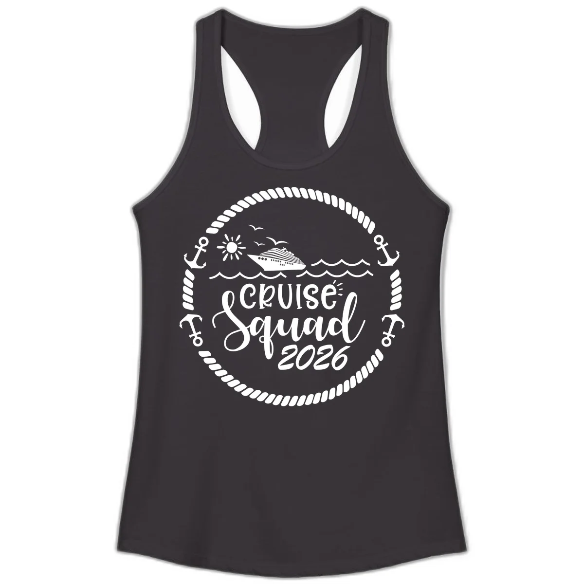 Cruise Squad 2026 Ladies Tank in Black