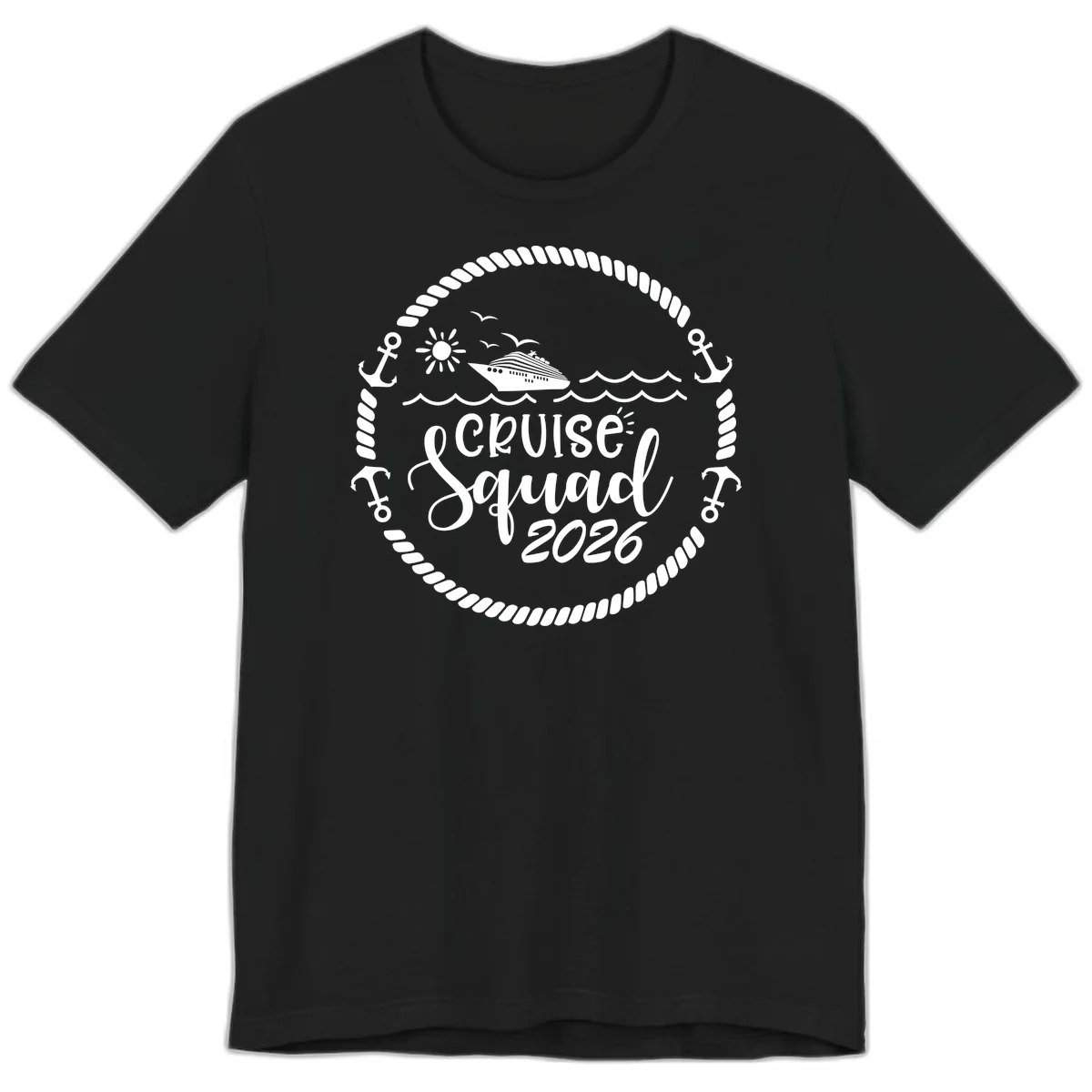 Cruise Squad 2026 Premium T-Shirt in Black