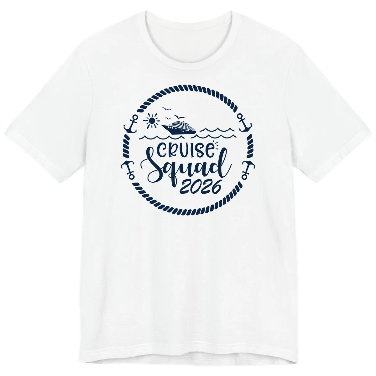 Cruise Squad 2026 Premium T-Shirt in White