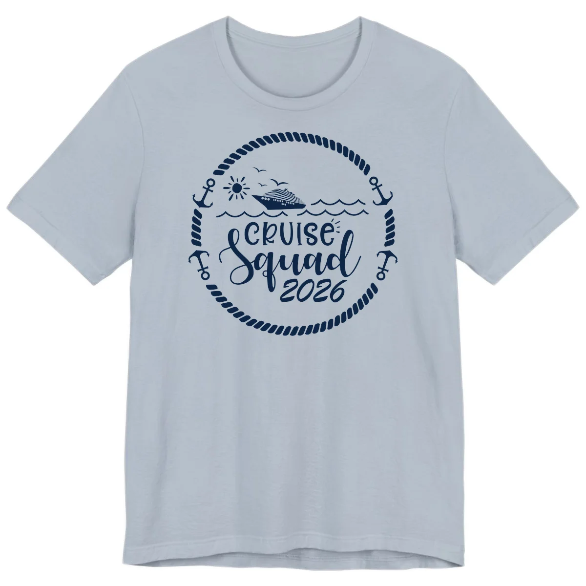 Cruise Squad 2026 Premium T-Shirt in Light Blue