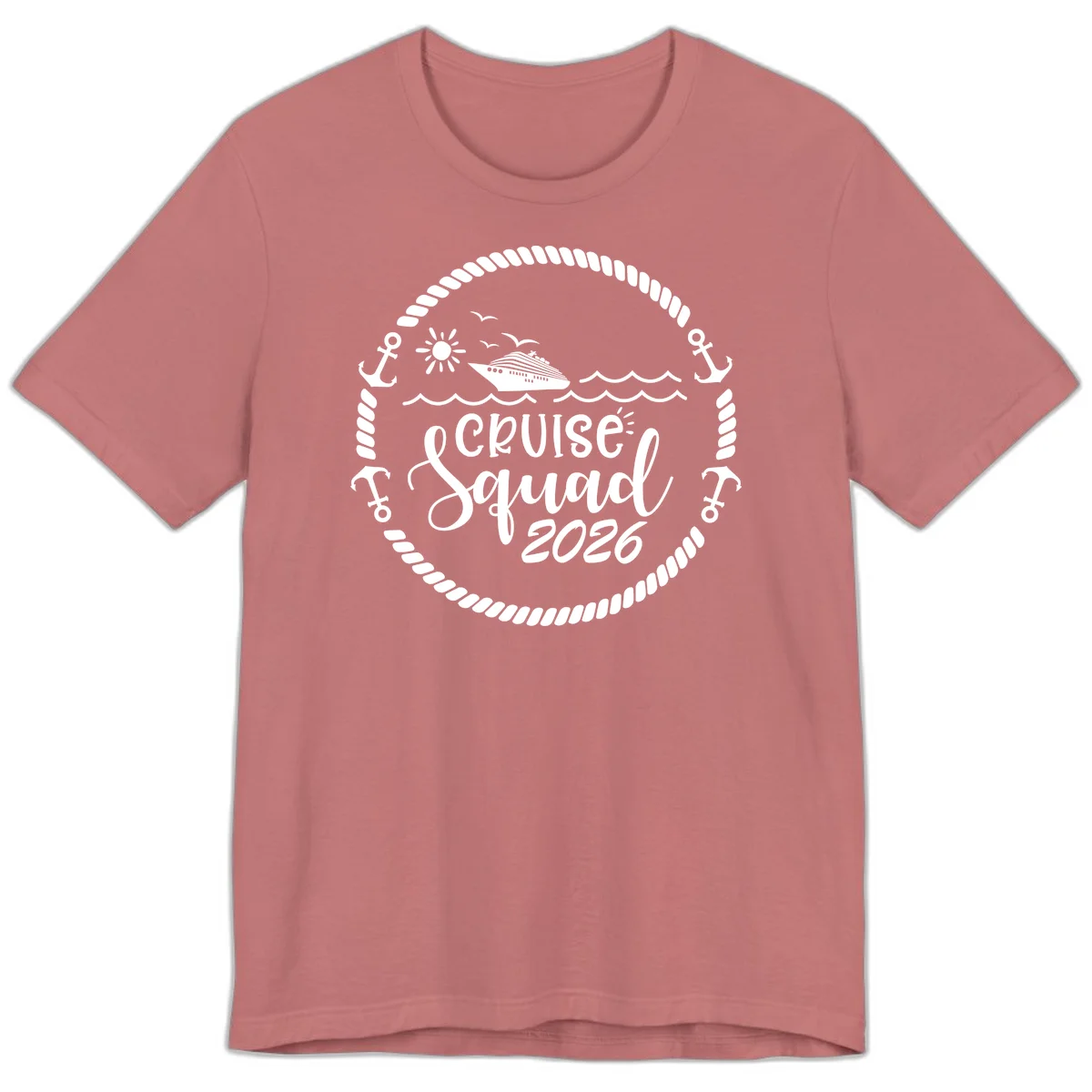 Cruise Squad 2026 Premium T-Shirt in Mauve