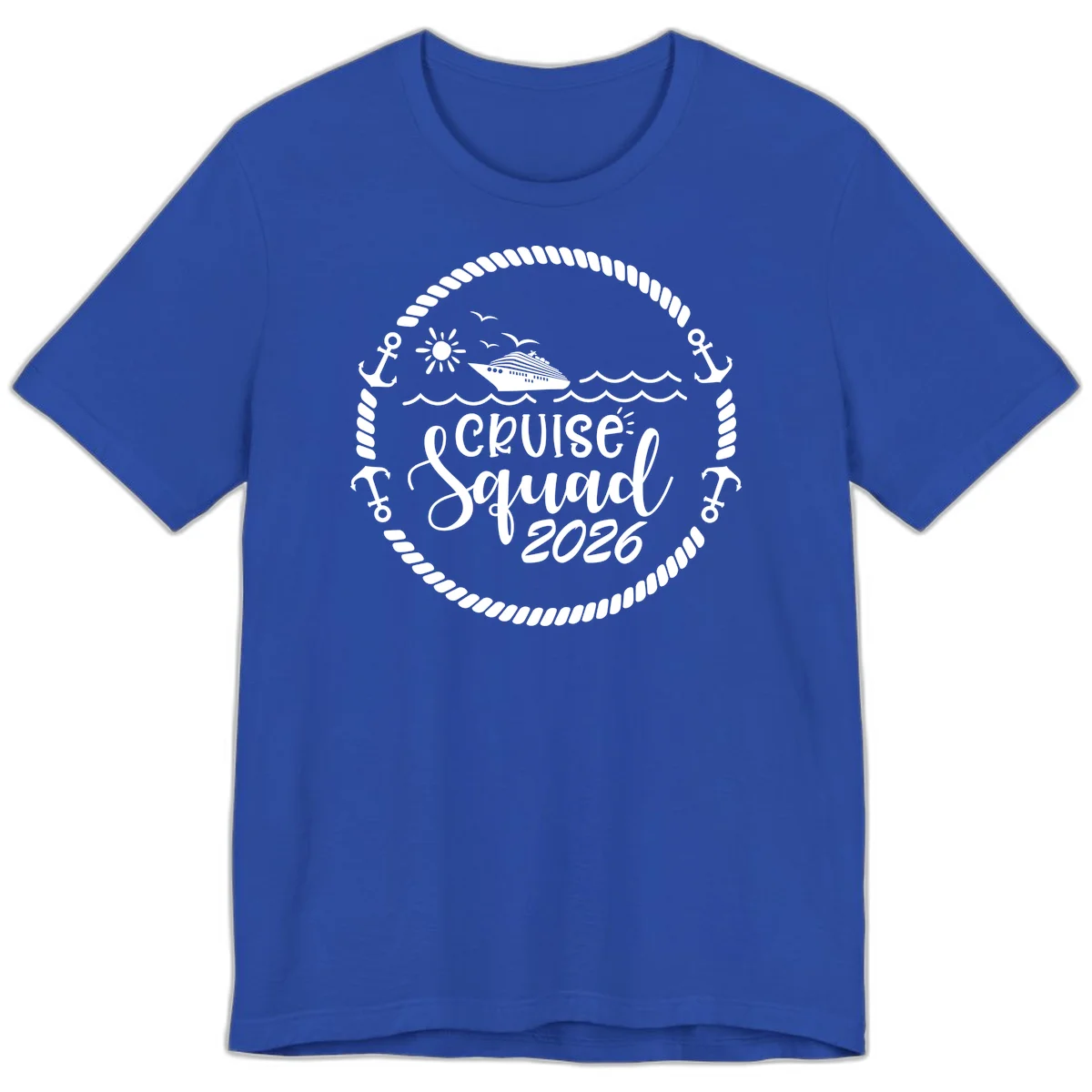 Cruise Squad 2026 Premium T-Shirt in True Royal