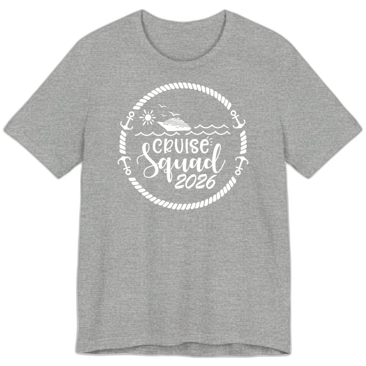 Cruise Squad 2026 Premium T-Shirt in Athletic Heather