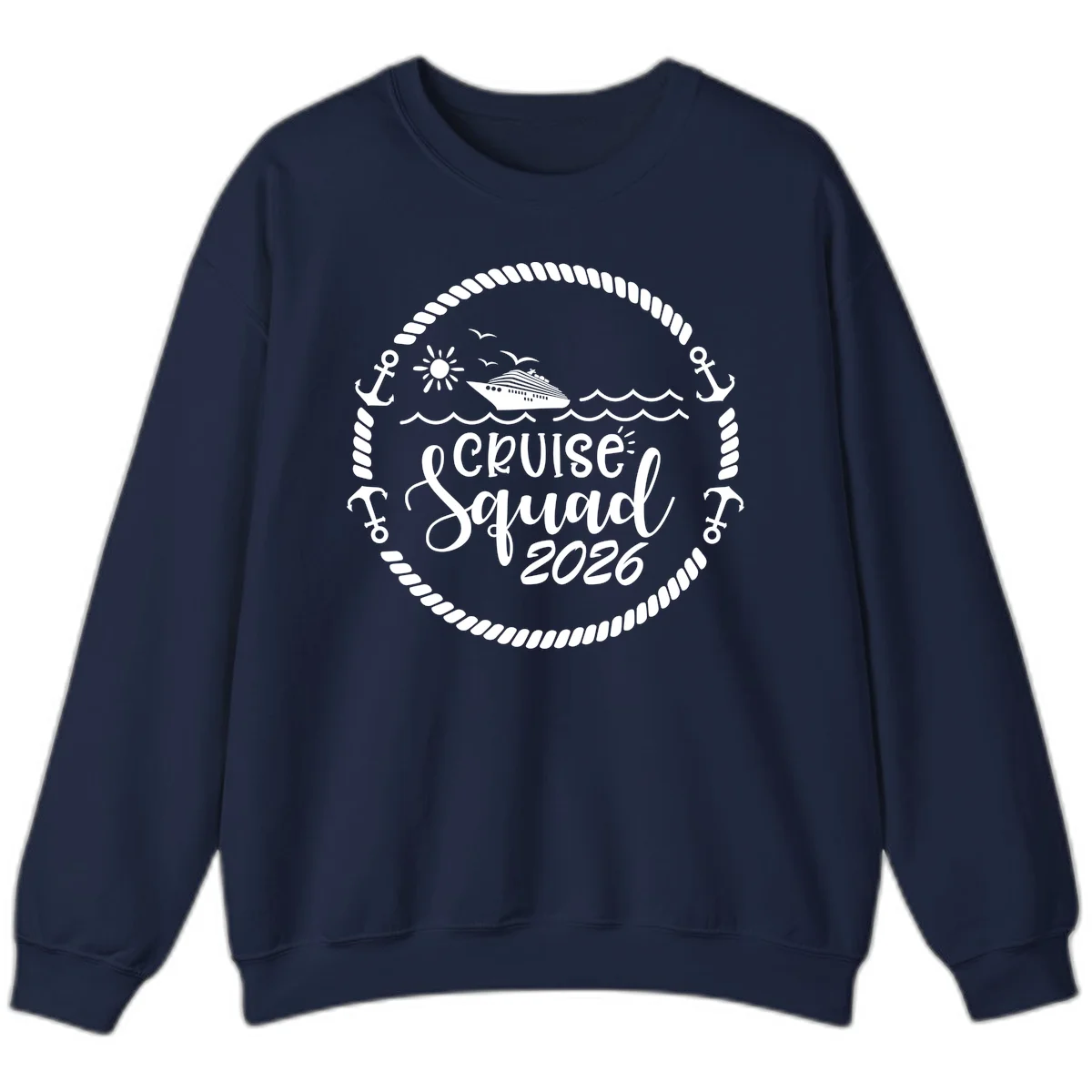 Cruise Squad 2026 Sweatshirt in Navy