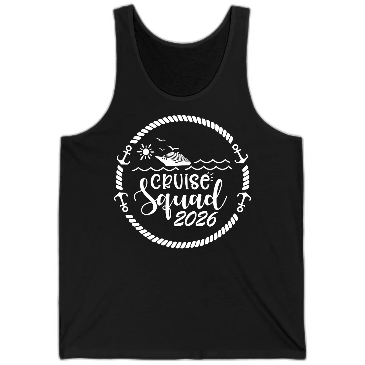 Cruise Squad 2026 Tank in Black