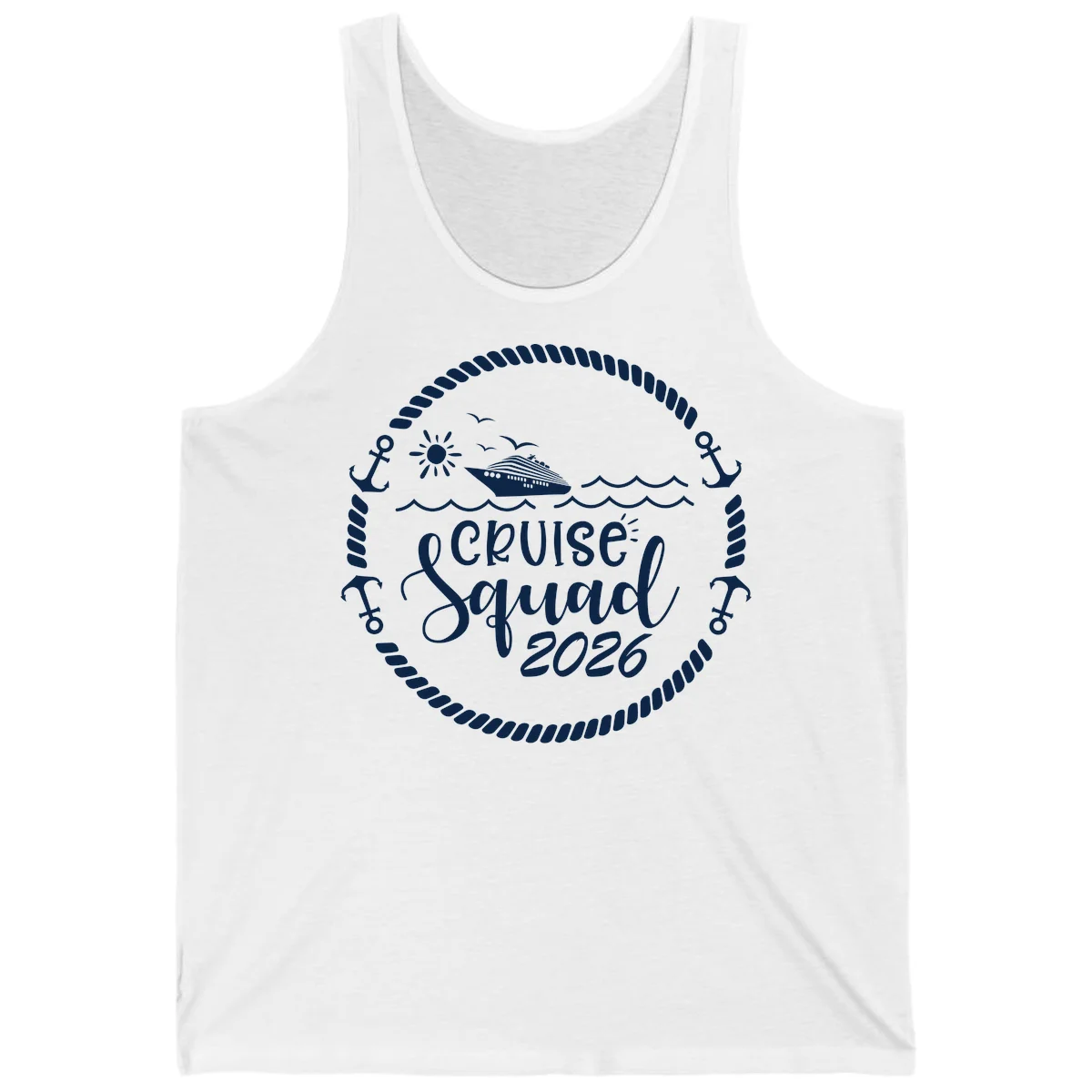 Cruise Squad 2026 Tank in White