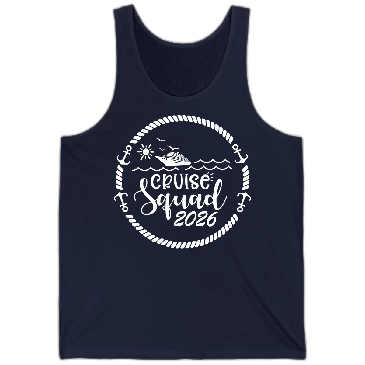 Cruise Squad 2026 Tank in Navy