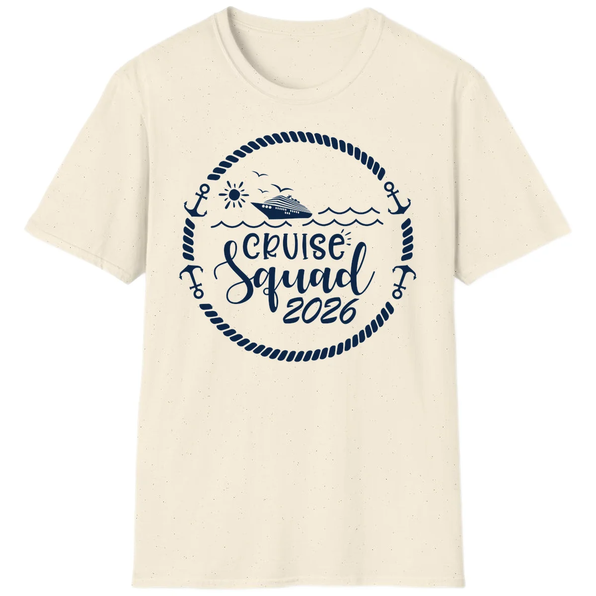 Cruise Squad 2026 T-Shirt in Natural