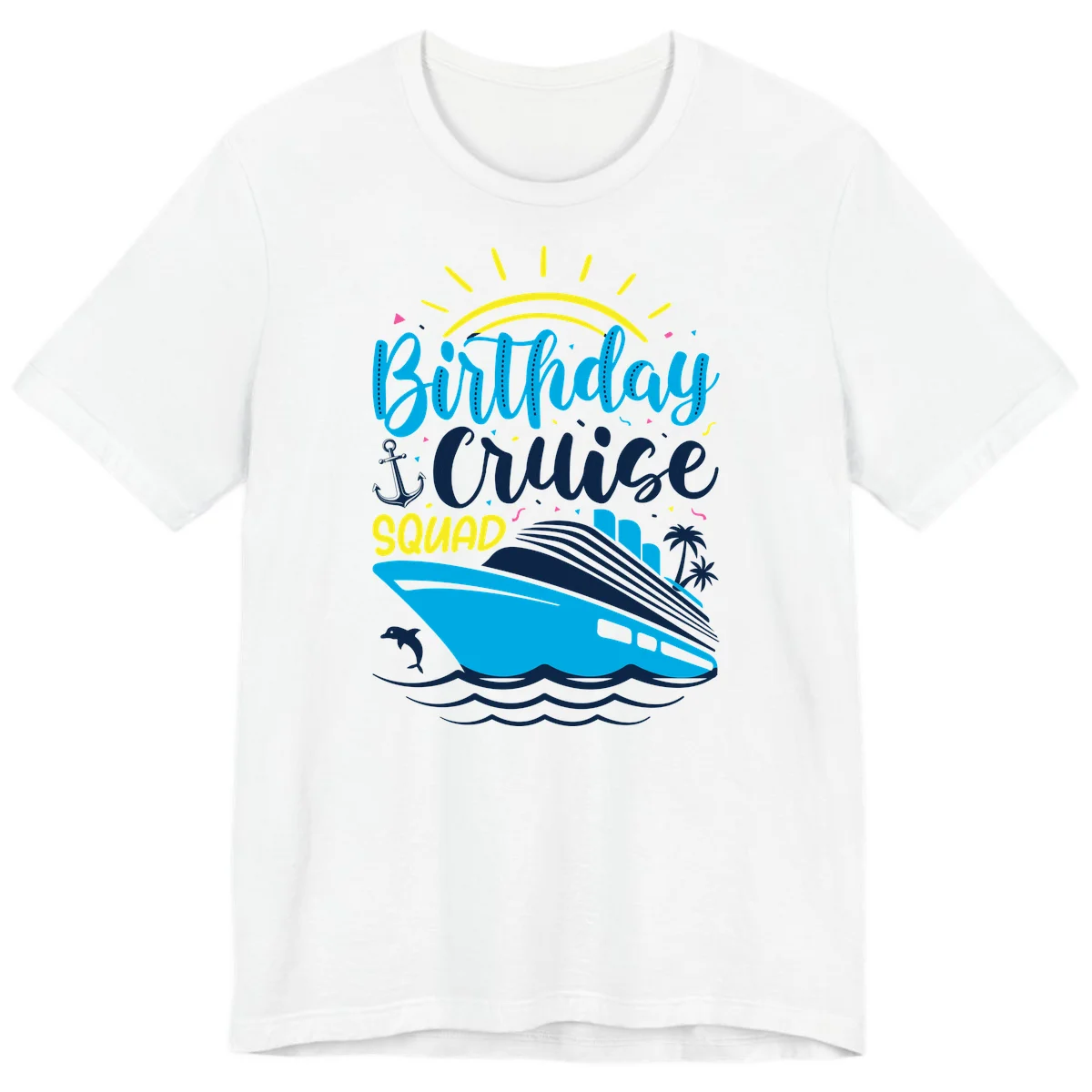 Birthday Cruise Squad Premium T-Shirt in White