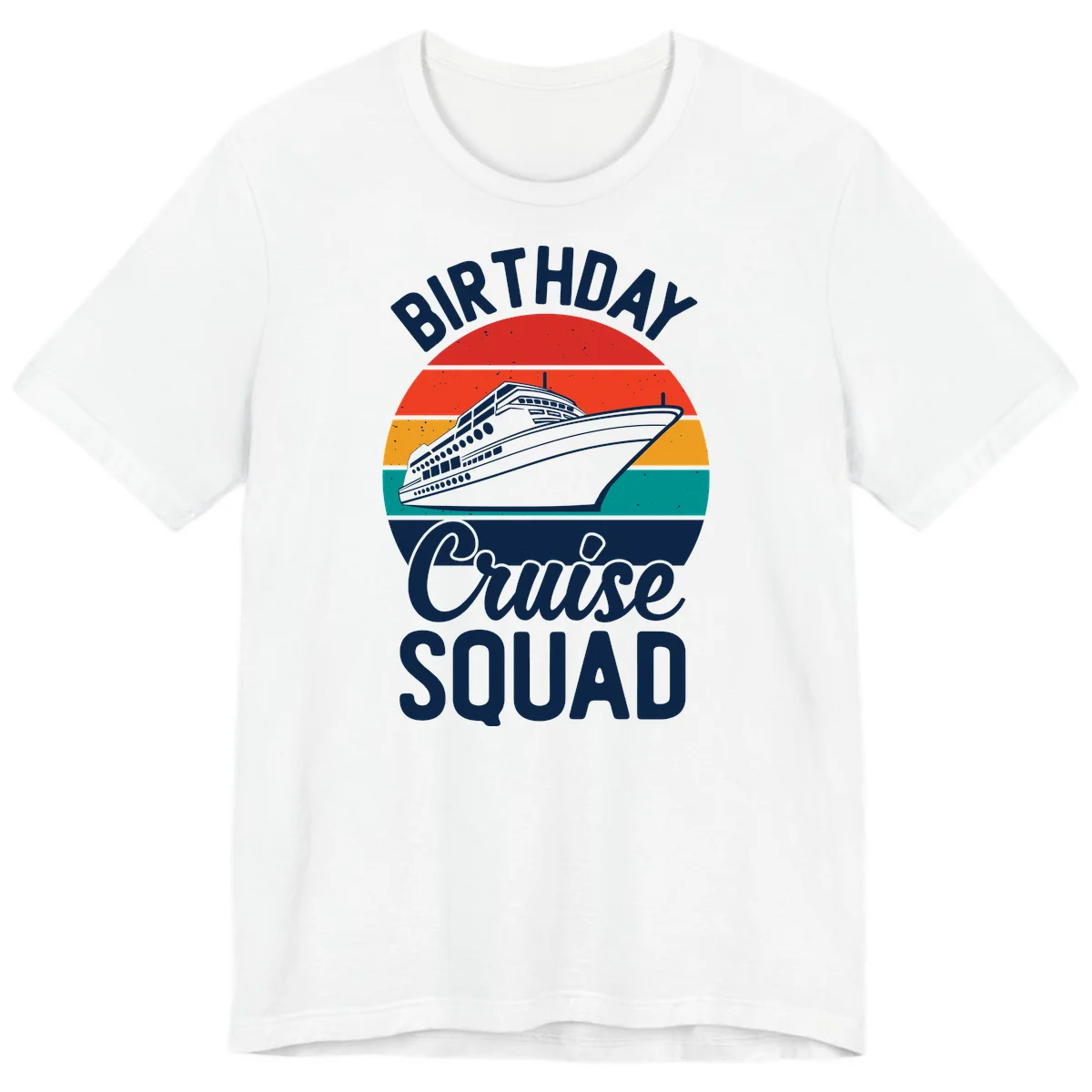 Birthday Cruise Squad Premium T-Shirt in White
