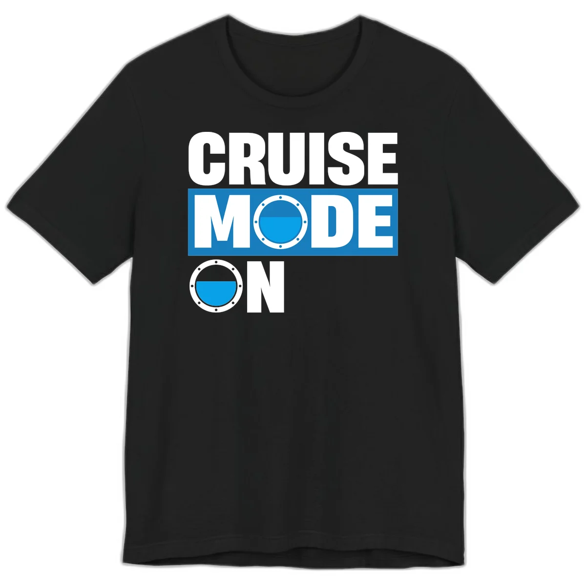 Cruise Mode On Premium T-Shirt in Black