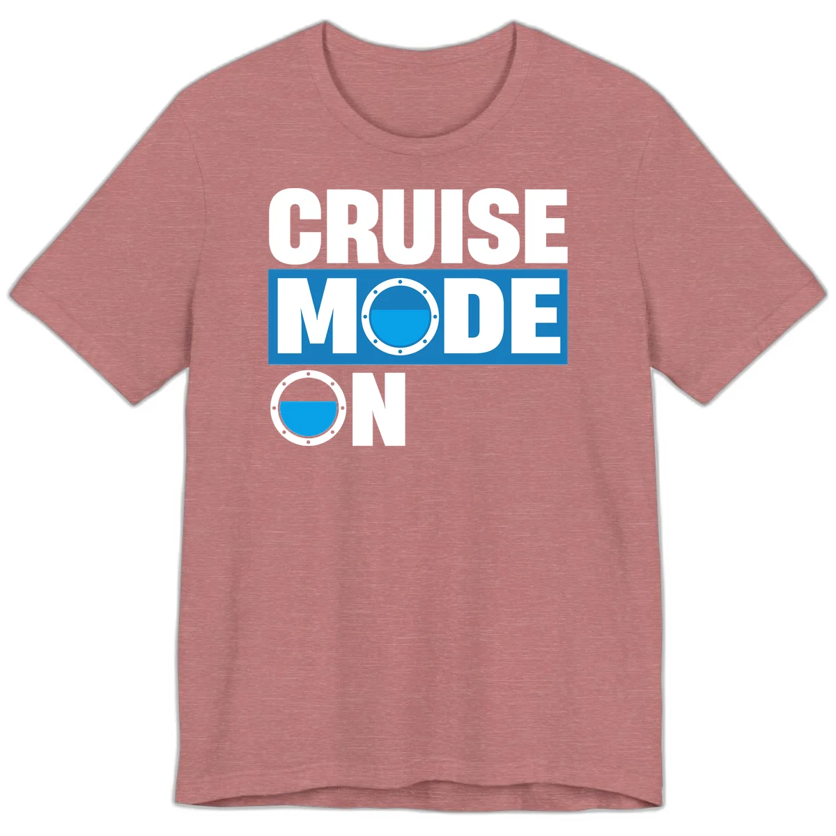 Cruise Mode On Premium T-Shirt in Heather Mauve