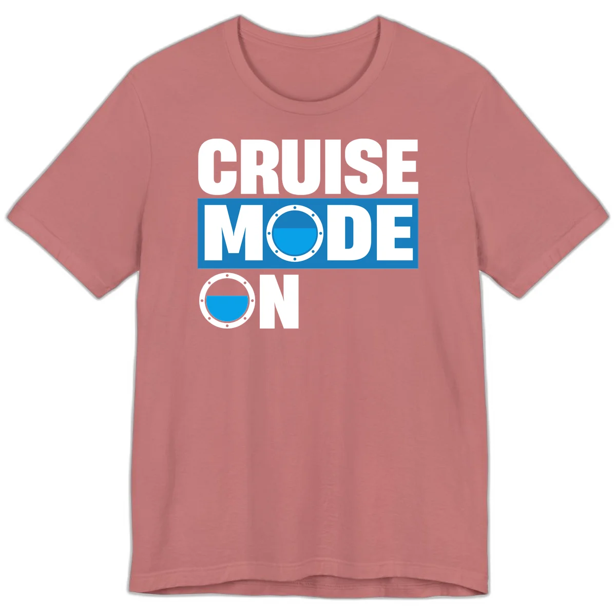 Cruise Mode On Premium T-Shirt in Mauve