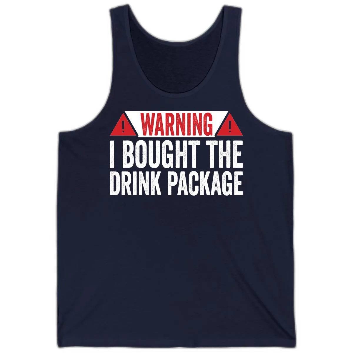 I Bought The Drink Package Tank in Navy