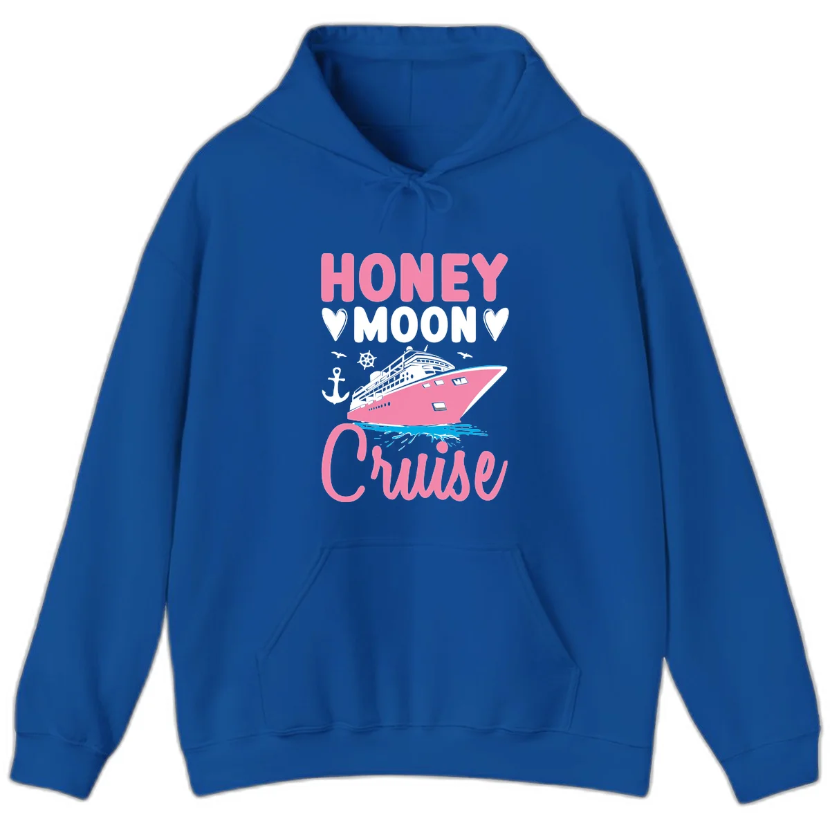 Honeymoon Cruise Club Hoodie for Romantic Getaways in Royal