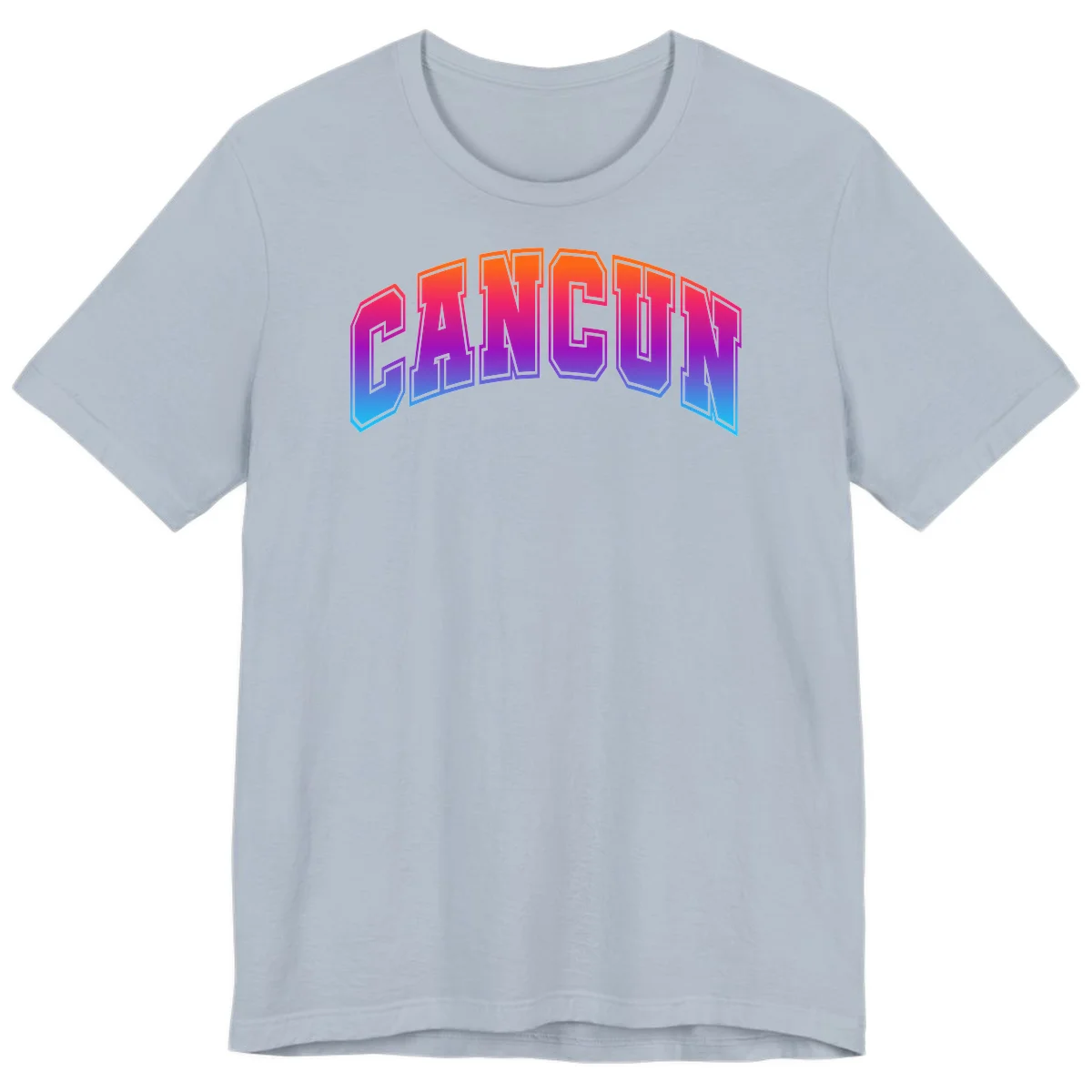 Neon Cruise Retro Vibes 80s Arcade Premium T-Shirt in Light Blue