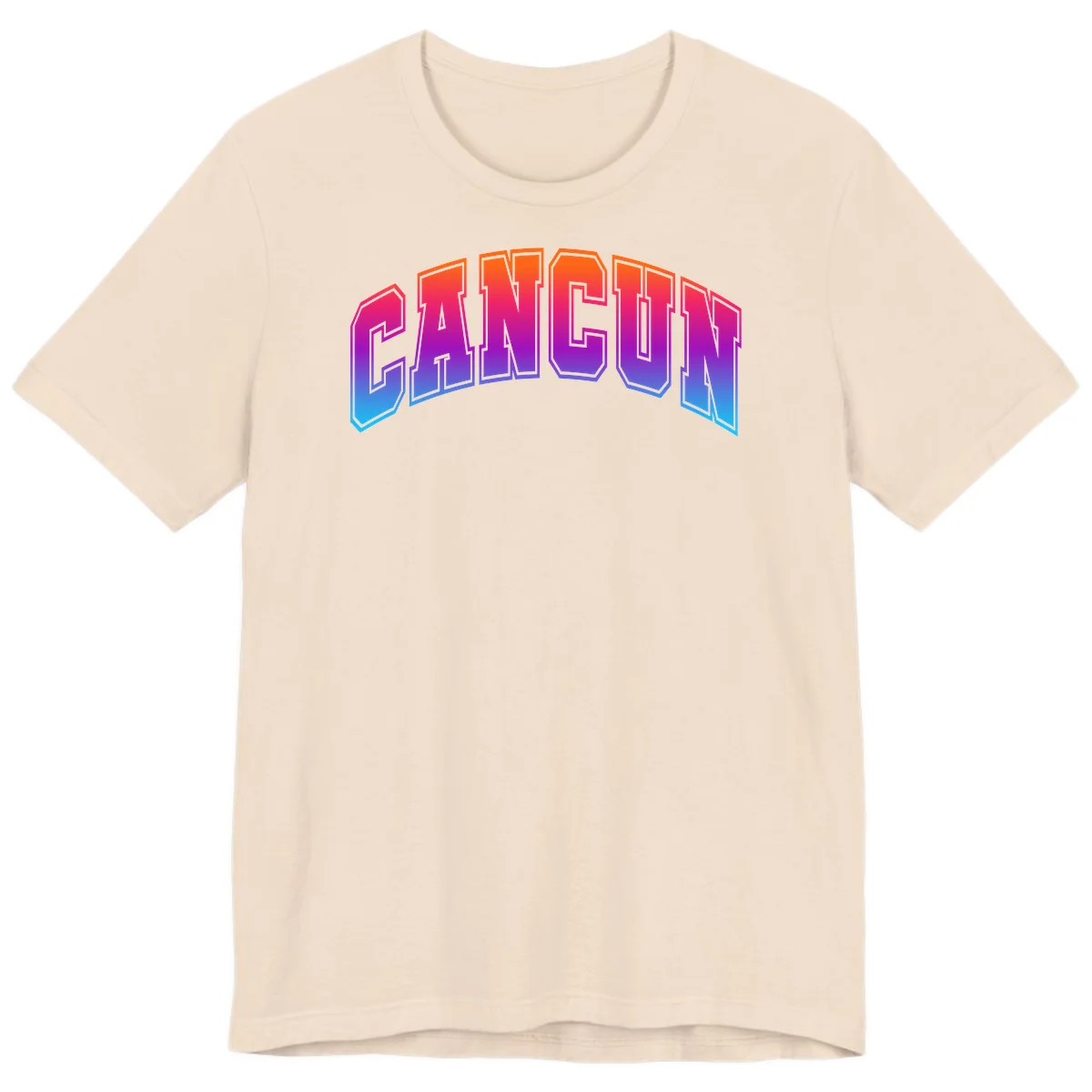 Neon Cruise Retro Vibes 80s Arcade Premium T-Shirt in Soft Cream