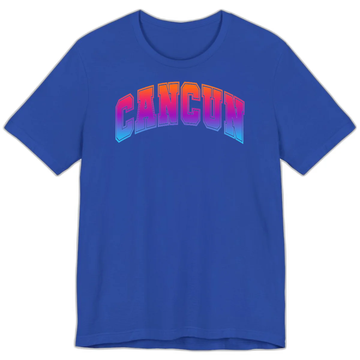 Neon Cruise Retro Vibes 80s Arcade Premium T-Shirt in True Royal