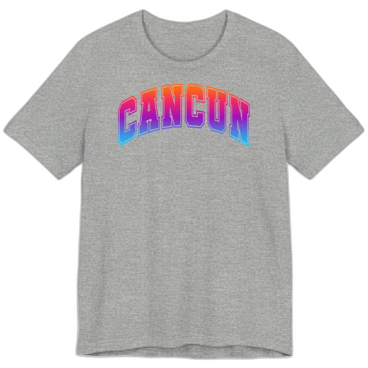 Neon Cruise Retro Vibes 80s Arcade Premium T-Shirt in Athletic Heather