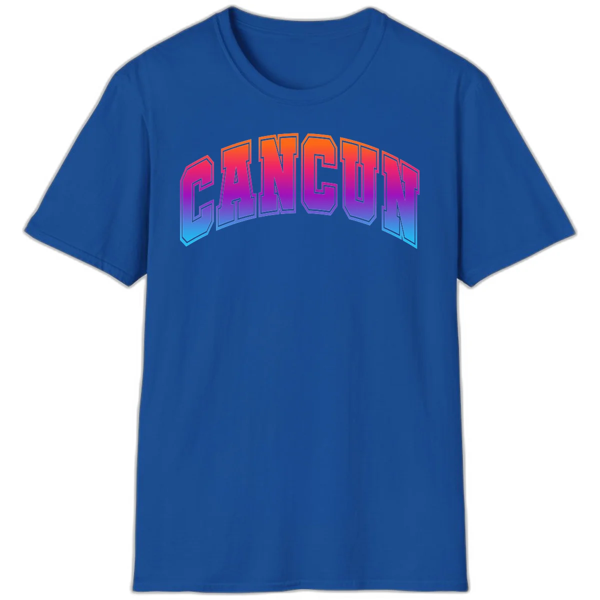 Neon Cruise Retro Vibes 80s Arcade T-Shirt in Royal