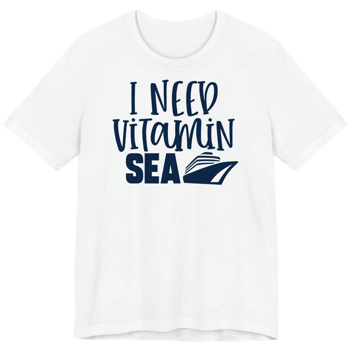 I Need Vitamin Sea Premium T-Shirt in White