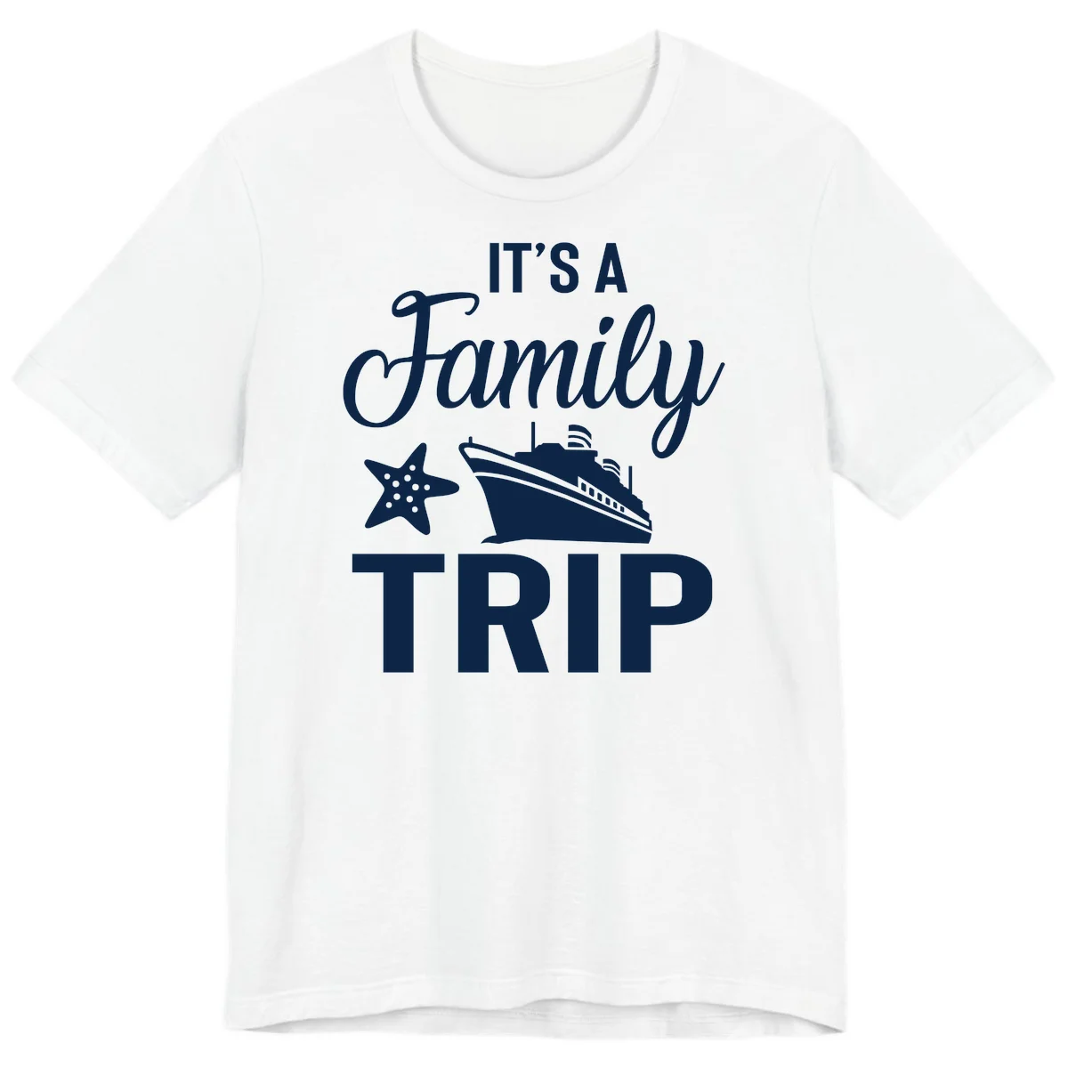 It's A Family Trip Premium T-Shirt in White