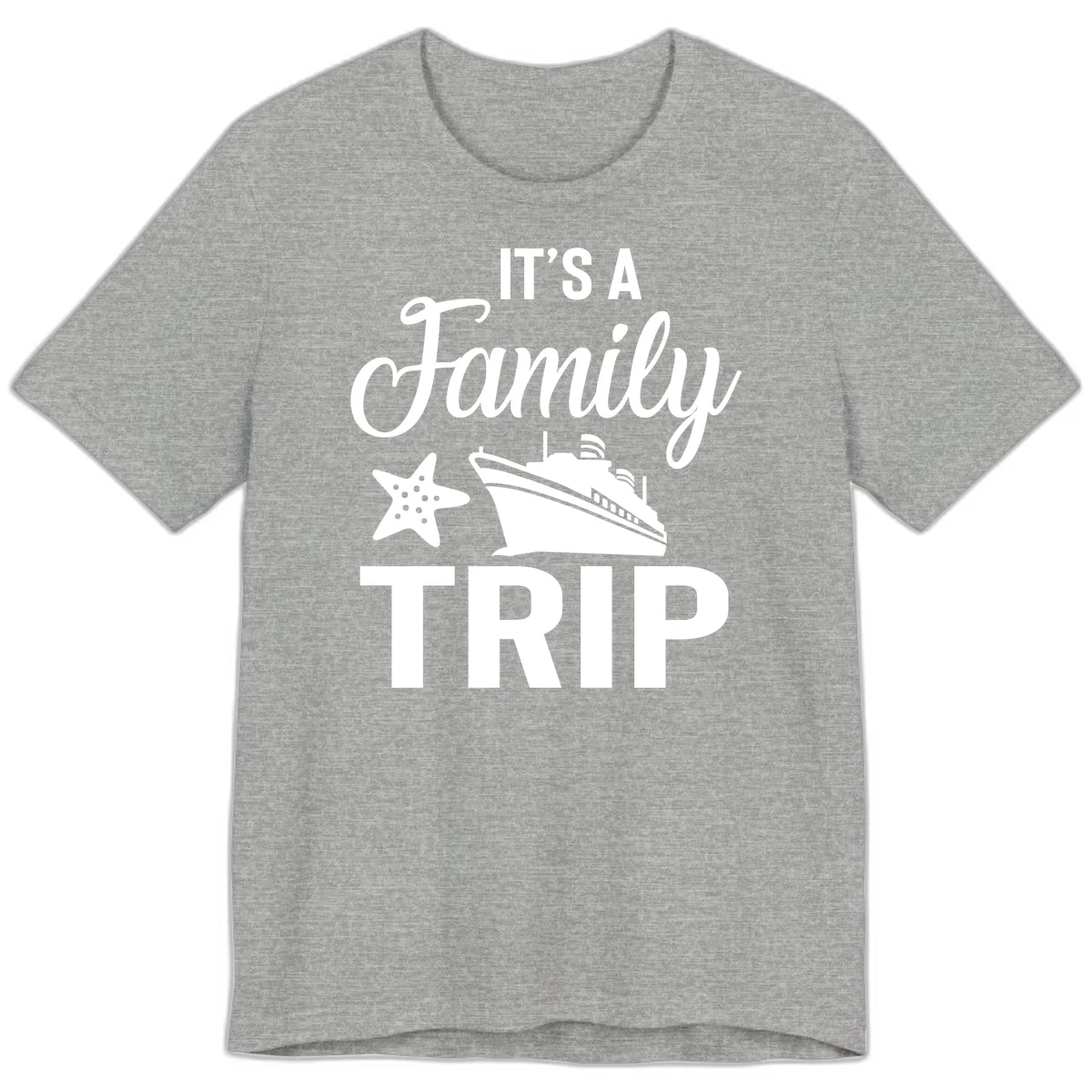It's A Family Trip Premium T-Shirt in Athletic Heather