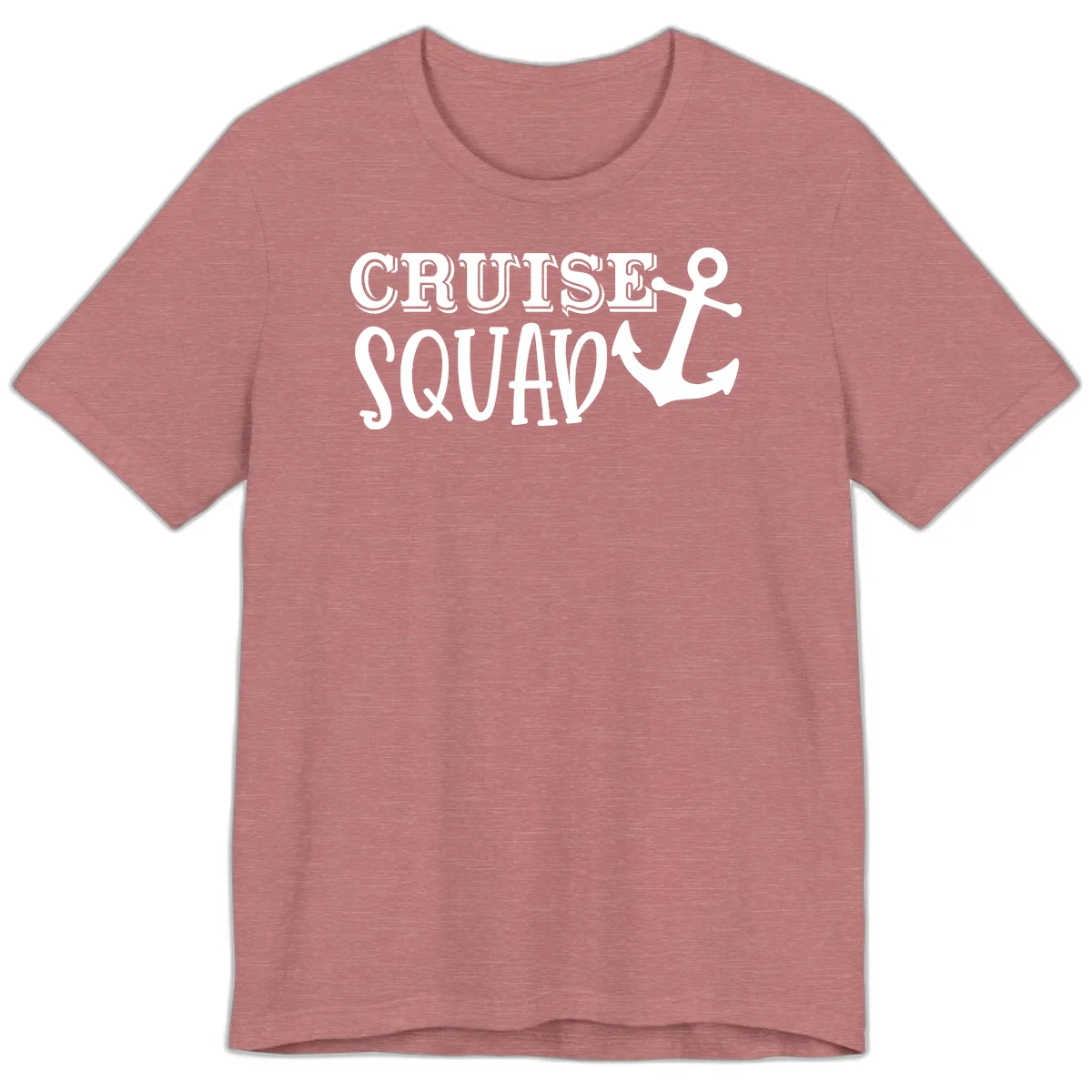 Cruise Squad Anchor Premium T-Shirt in Heather Mauve