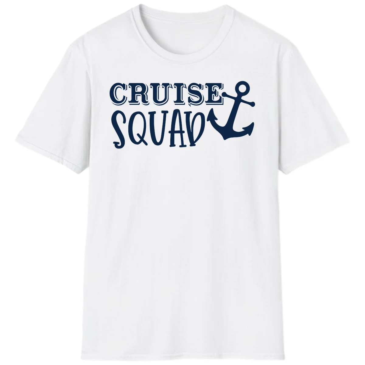Cruise Squad Anchor T-Shirt in White