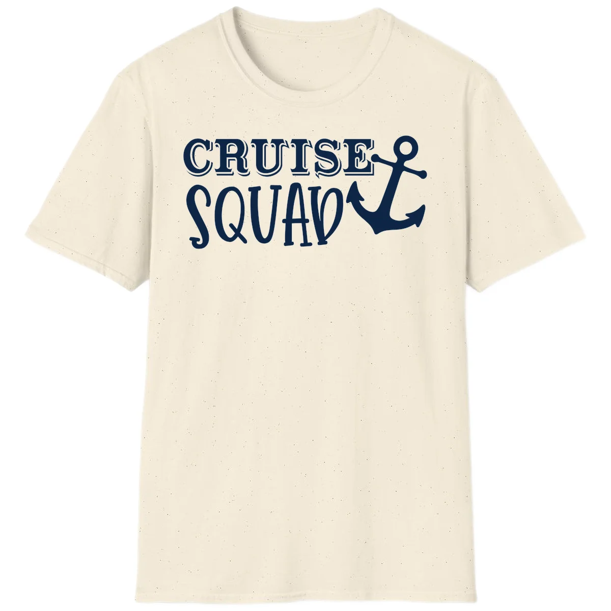 Cruise Squad Anchor T-Shirt in Natural