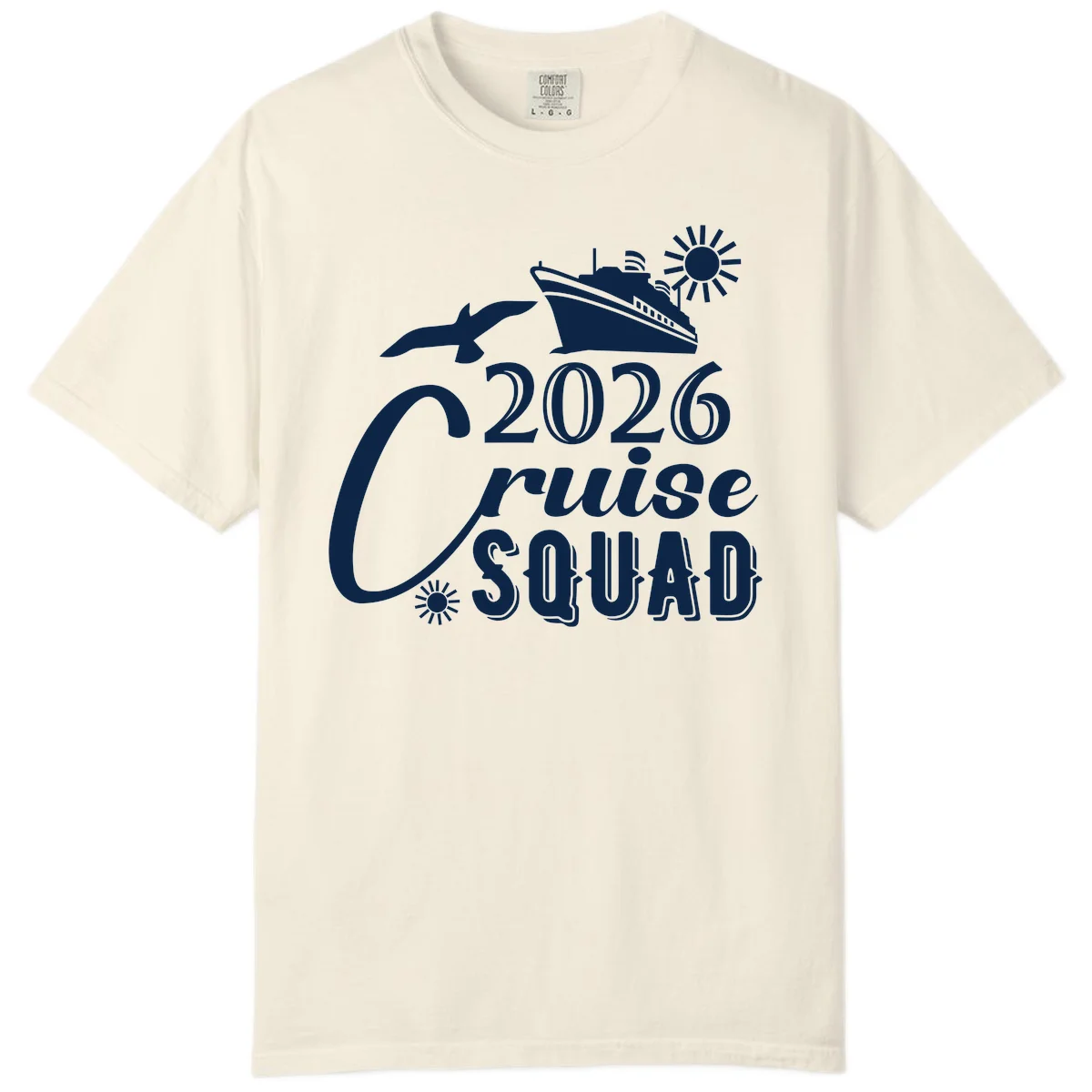 2026 Cruise Squad Comfort Color in Ivory